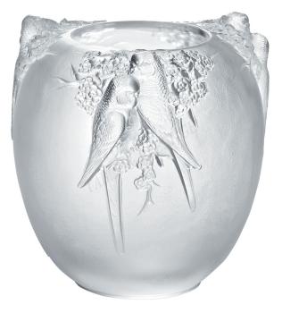 Perruches vase Clear - Lalique